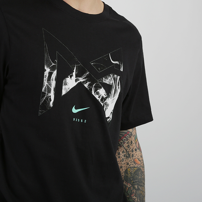 мужская черная футболка Nike PG Dry Tee BQ3653-010 - цена, описание, фото 2